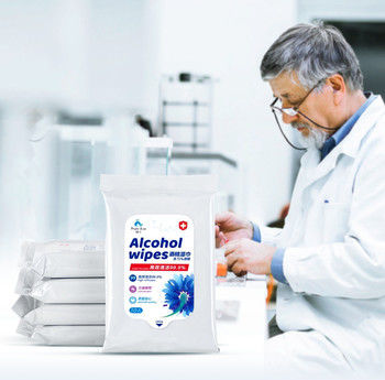 10 cái Khăn ướt Cồn 75% Chất khử trùng Làm sạch Tay vô trùng