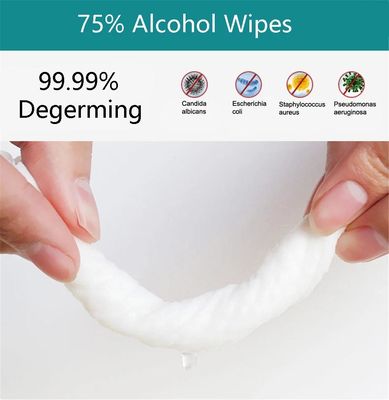 75% Chất khử trùng Chất khử trùng Khăn ướt Khăn ướt Không dệt cho Người lớn