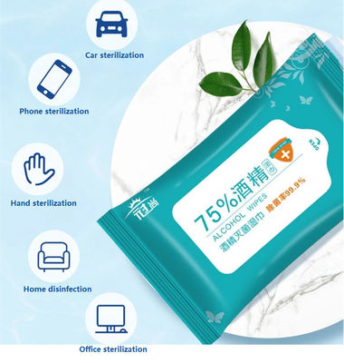 75% Chất khử trùng Chất khử trùng Khăn ướt Khăn ướt Không dệt cho Người lớn