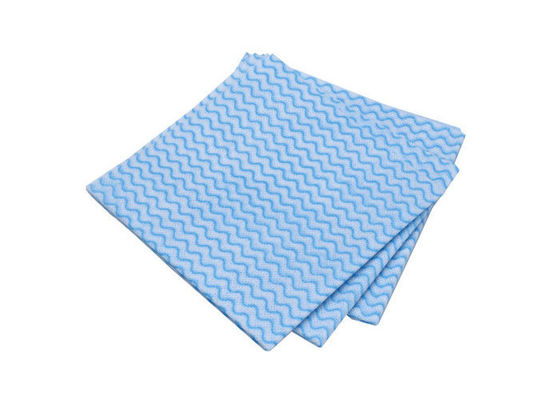 Spunlace Cross Lapping 100% cotton gấp lại không dệt khăn lau