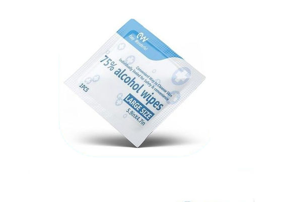 Khử trùng cá nhân an toàn Khăn lau tay khử trùng 60gsm