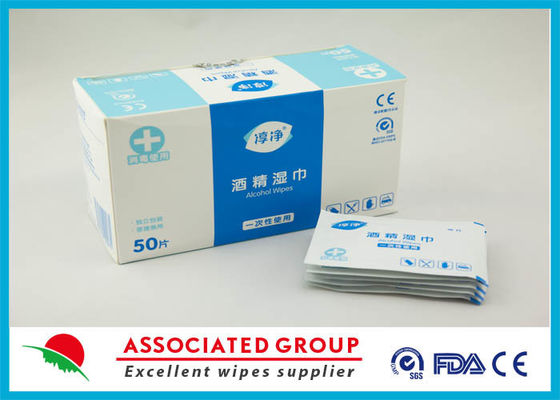 Miếng đệm chuẩn bị cồn Isopropyl không dệt khử trùng cho phẫu thuật