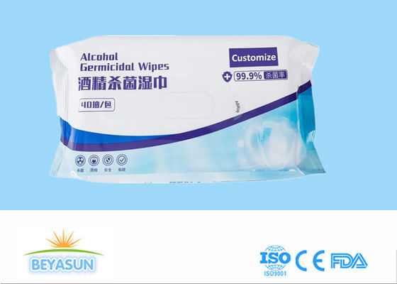 Khăn ướt cồn 75%, khăn lau khử trùng dùng một lần cho người lớn