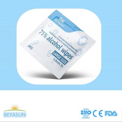 Khử trùng cá nhân an toàn Khăn lau tay khử trùng 60gsm